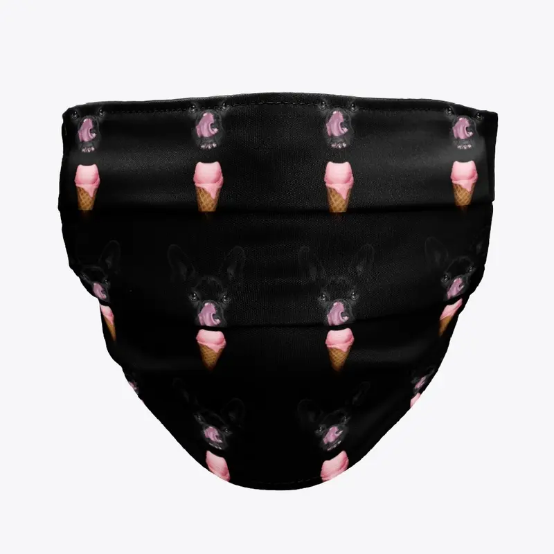 Ice Cream Frenchies - Fashion Face Mask