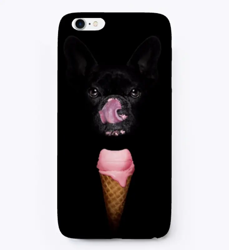 Icecream Frenchie towels, pillows...