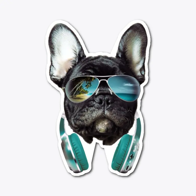 Die-cut French Bulldog Stickers